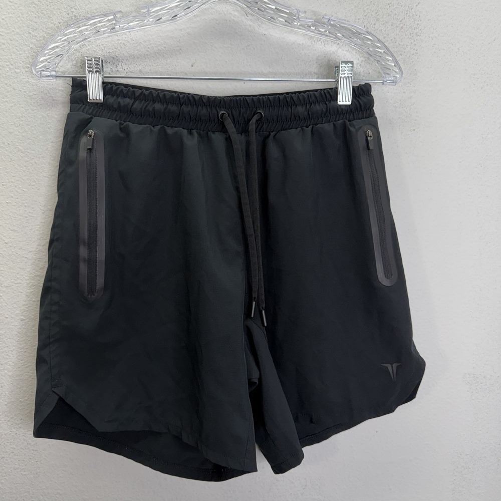 TITIN Shorts Mens UnLined Black Mens S Running Training Athletic Lightweight Gym